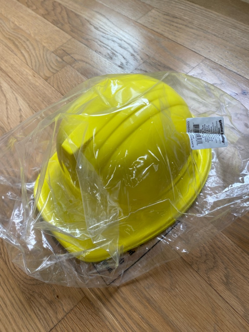 Bright Yellow Kids Dress Up Safety Hard Hats - Approximately 10